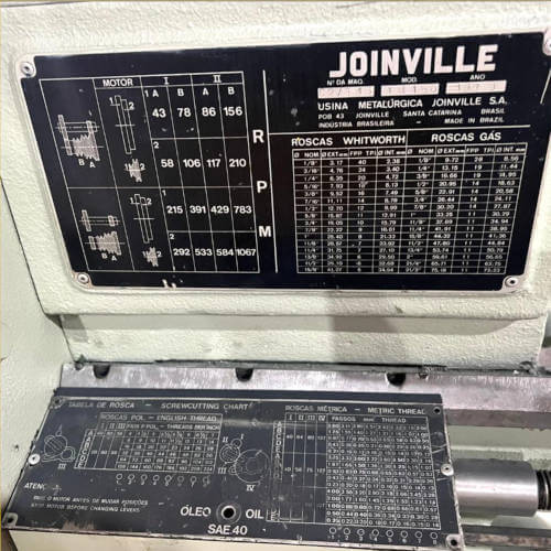 Torno mecânico Joinville TM 450