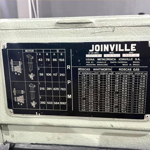 Torno mecânico Joinville TM 450